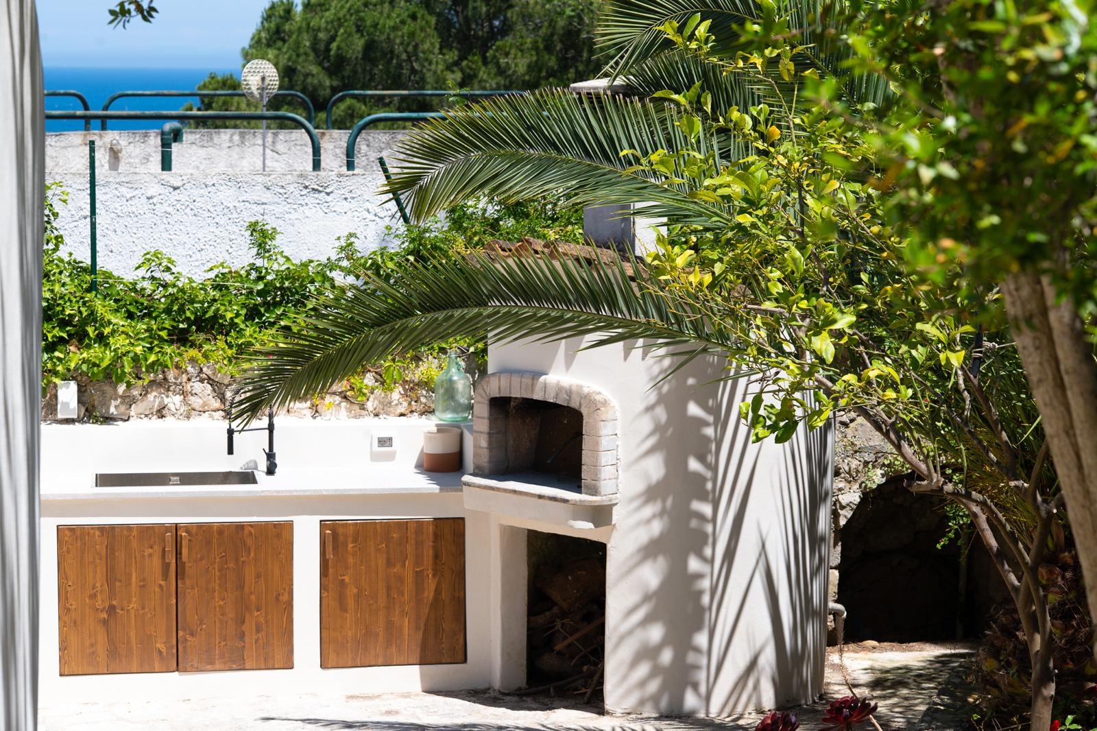 cuisine extérieur villa Acquaviva